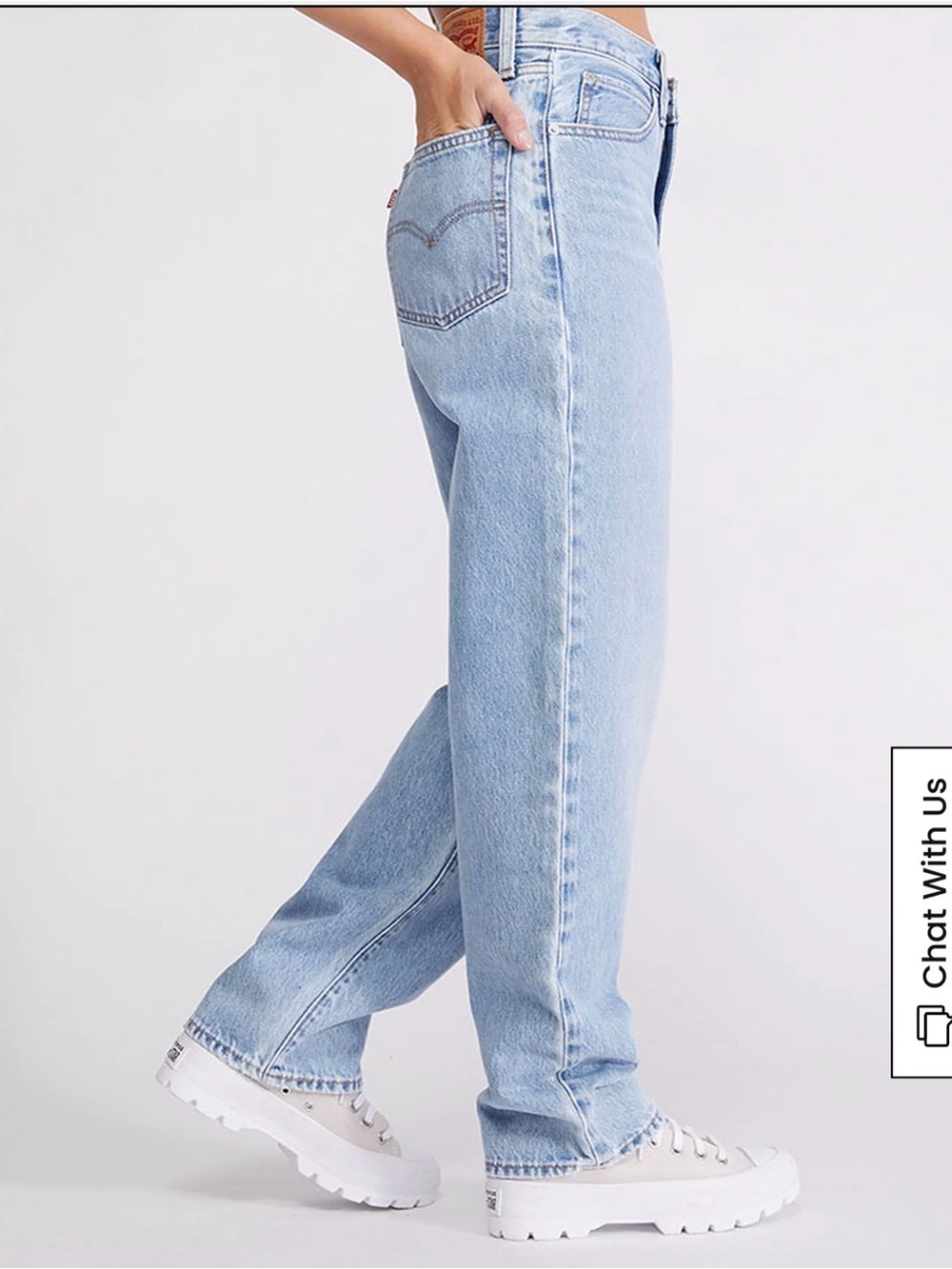 Levi's '94 Baggy Straight Leg Jeans - Picture 3 of 6